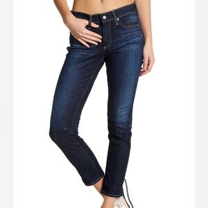 AG Adriano Goldschmied Ex-Boyfriend The Beau Slouchy Skinny Blue Jeans Size 28R